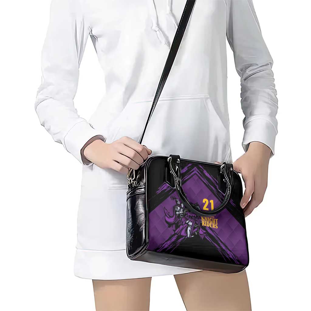 Custom Caribbean Cricket Trinidad and Tobago Cricket Shoulder Handbag TKR Champions 2025 Purple Edition LT9