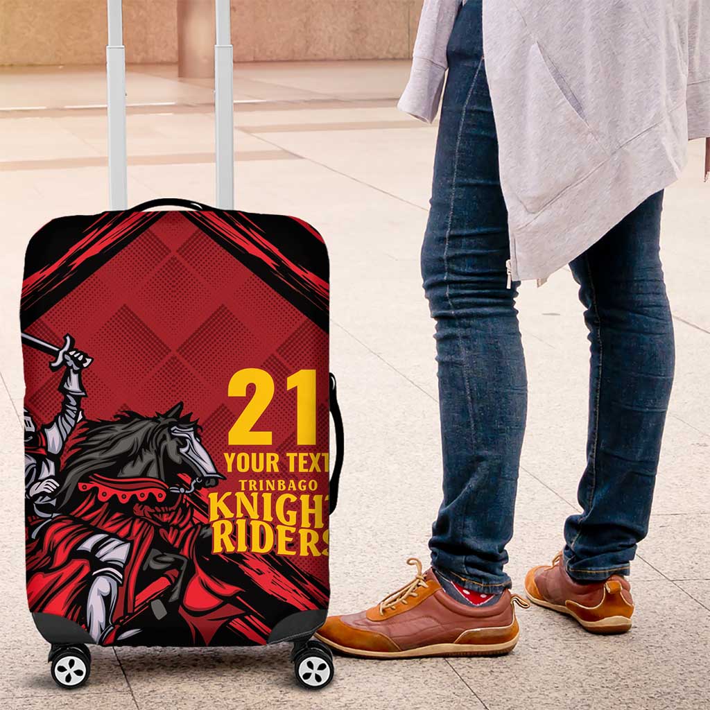 Custom Caribbean Cricket Trinidad and Tobago Cricket Luggage Cover TKR Champions 2025 Red Edition LT9