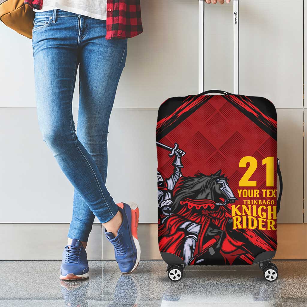 Custom Caribbean Cricket Trinidad and Tobago Cricket Luggage Cover TKR Champions 2025 Red Edition LT9