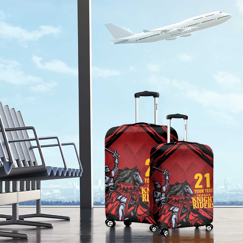 Custom Caribbean Cricket Trinidad and Tobago Cricket Luggage Cover TKR Champions 2025 Red Edition LT9