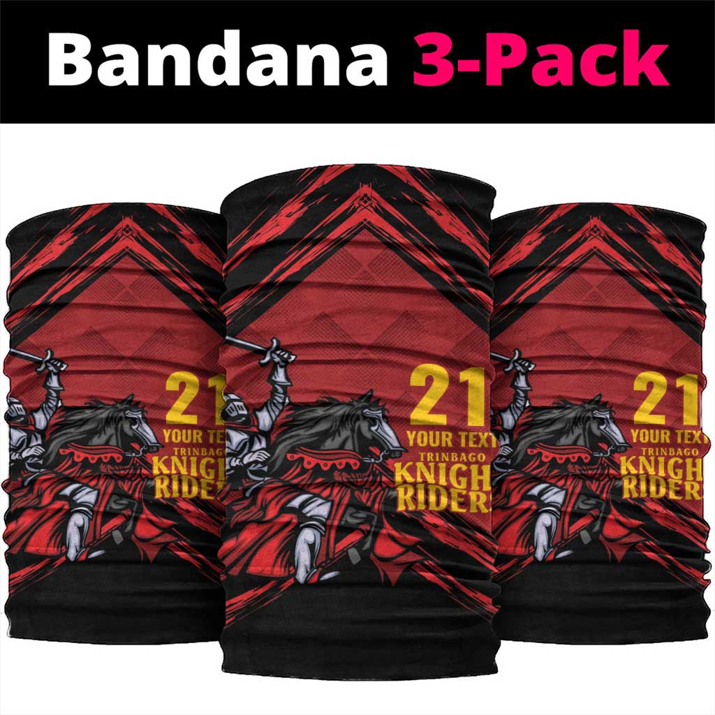 Custom Caribbean Cricket Trinidad and Tobago Cricket Neck Gaiter TKR Champions 2025 Red Edition LT9