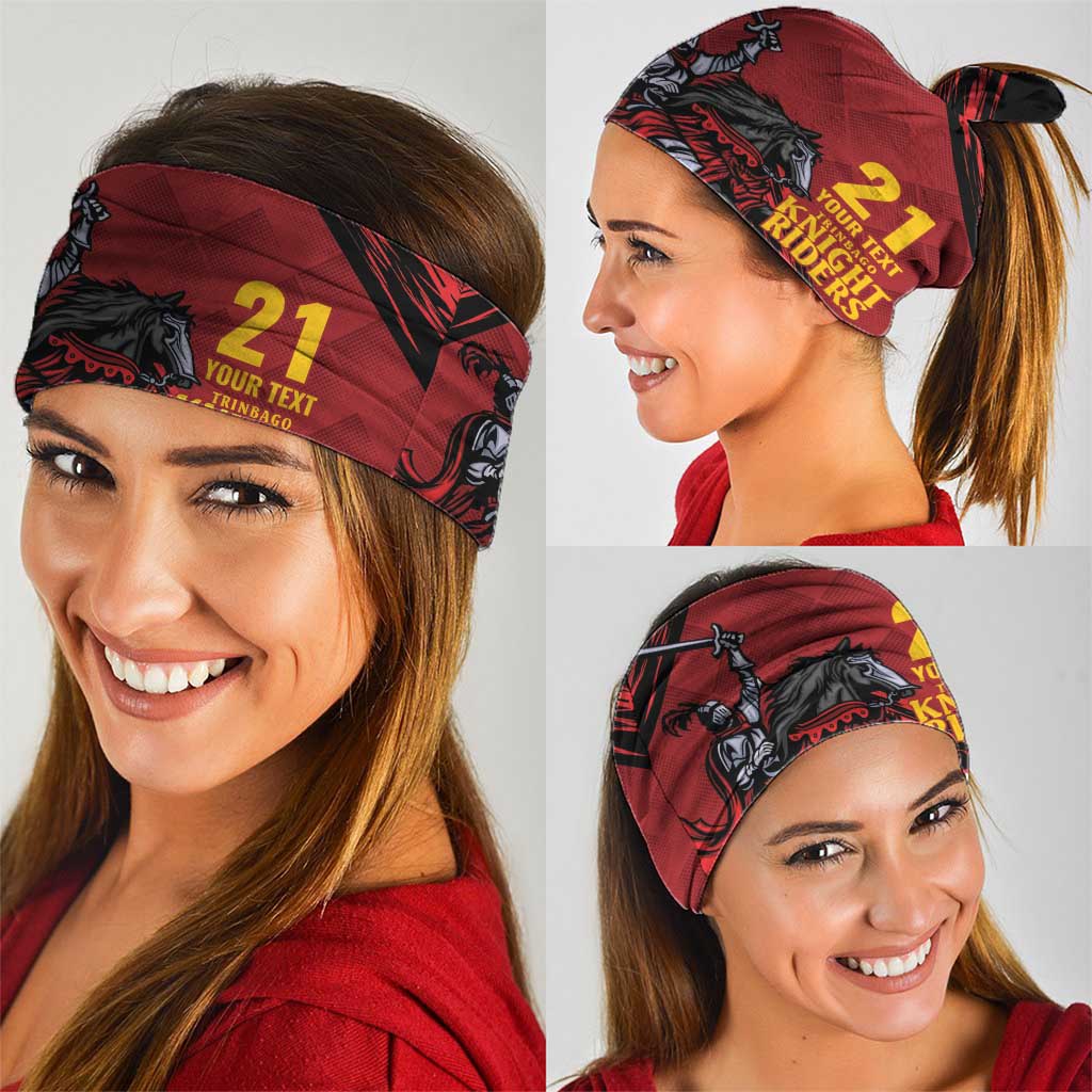 Custom Caribbean Cricket Trinidad and Tobago Cricket Neck Gaiter TKR Champions 2025 Red Edition LT9