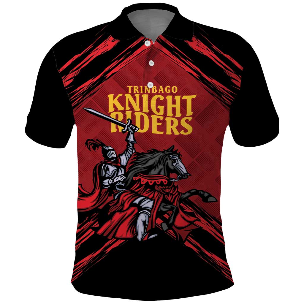 Custom Caribbean Cricket Trinidad and Tobago Cricket Polo Shirt TKR Champions 2025 Red Edition LT9