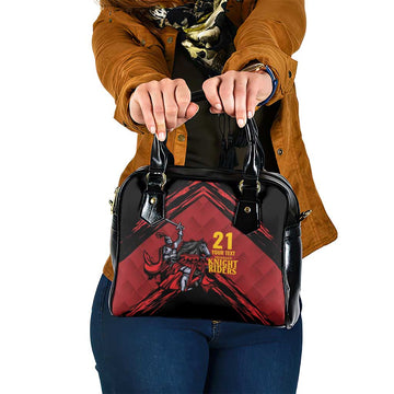 Custom Caribbean Cricket Trinidad and Tobago Cricket Shoulder Handbag TKR Champions 2025 Red Edition LT9
