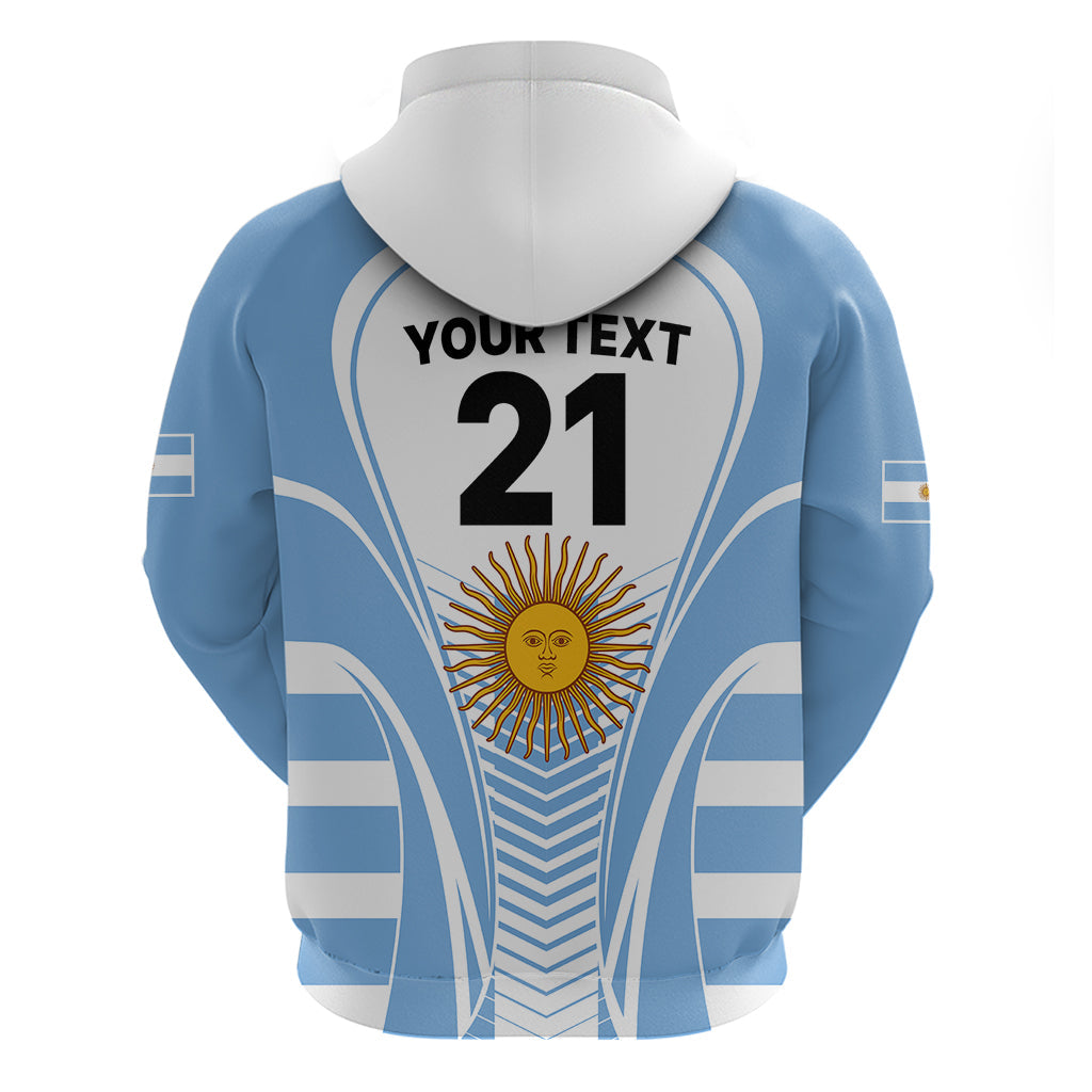 Custom Argentina Rugby Hoodie World Cup 2023 Los Pumas Go Champion LT9