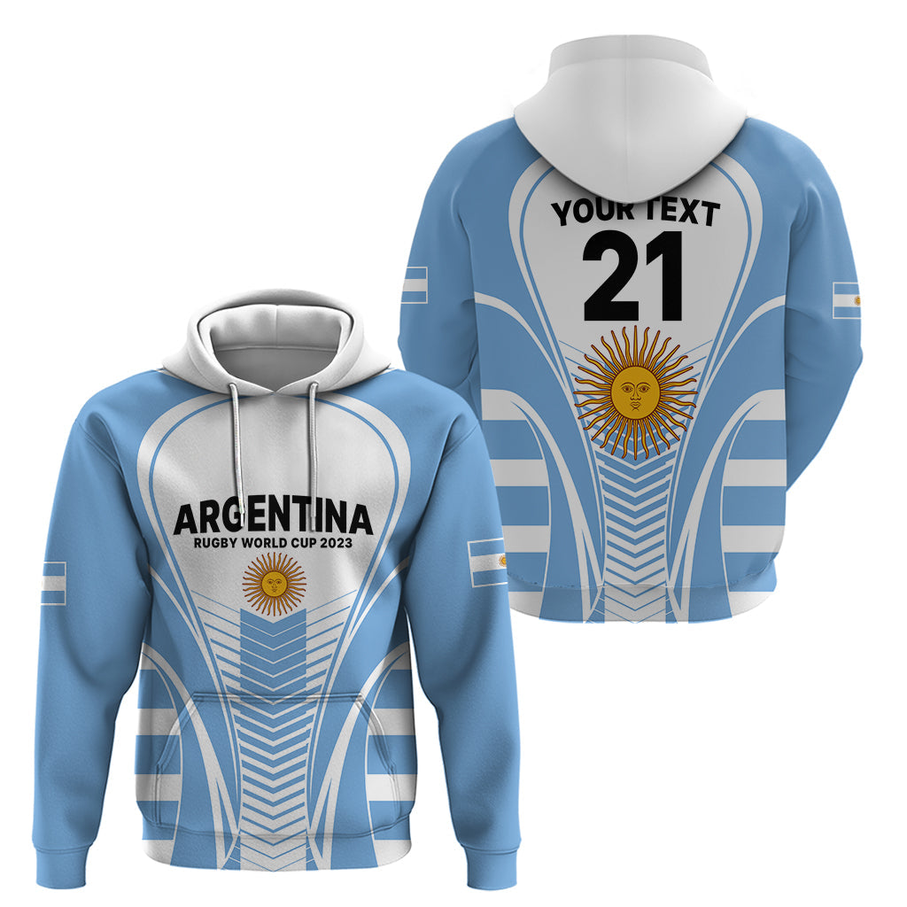 Custom Argentina Rugby Hoodie World Cup 2023 Los Pumas Go Champion LT9