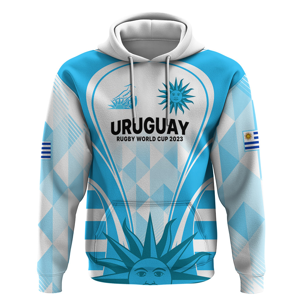 Custom Uruguay Rugby Hoodie World Cup 2023 Go Los Teros LT9