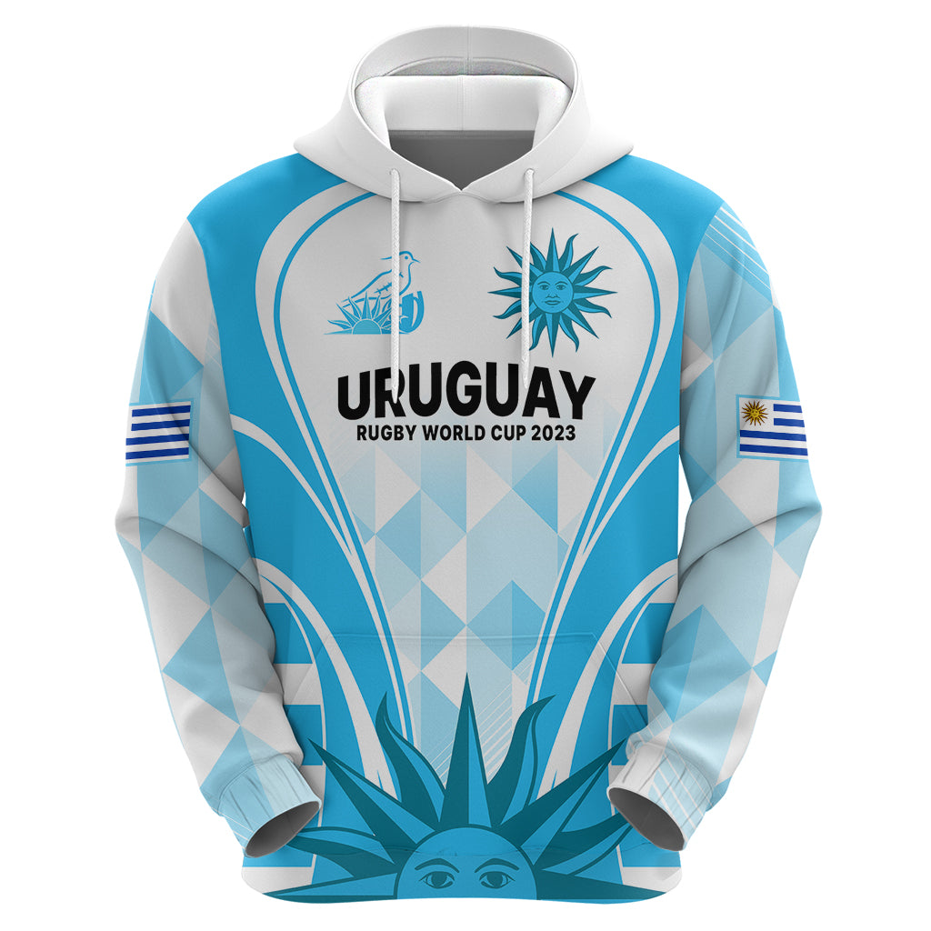 Custom Uruguay Rugby Hoodie World Cup 2023 Go Los Teros LT9