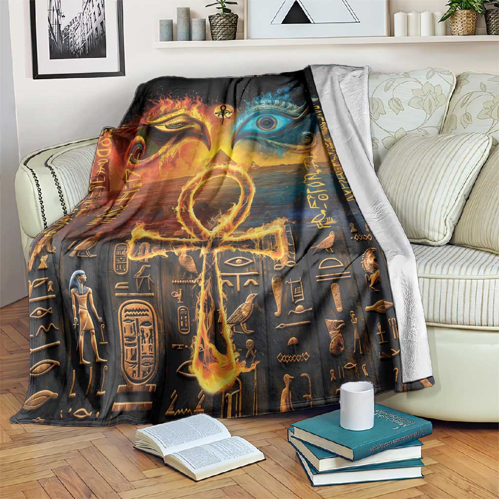 Eye of Ra and Eye of Horus Blanket Power and Magic Ancient Egyptian Mythology LT9