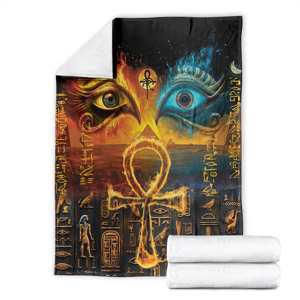 Eye of Ra and Eye of Horus Blanket Power and Magic Ancient Egyptian Mythology LT9