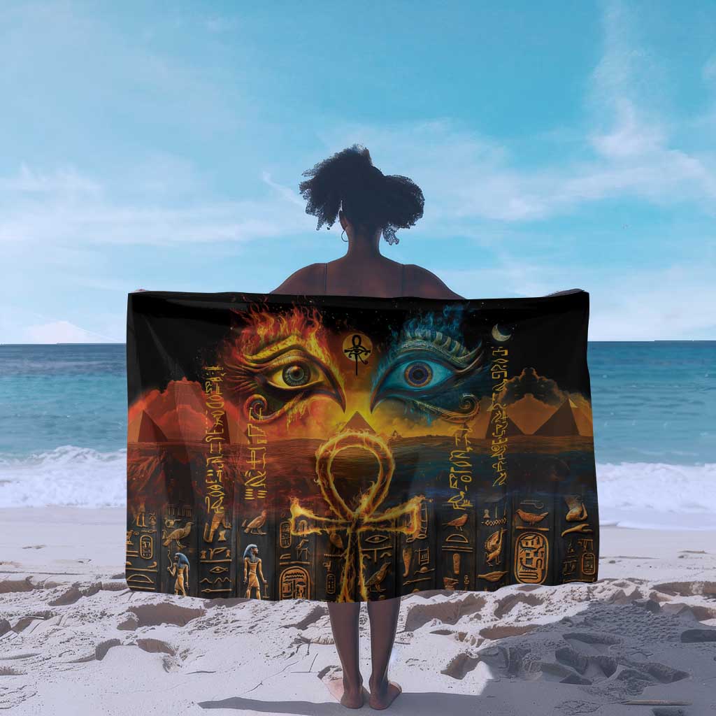 Eye of Ra and Eye of Horus Sarong Power and Magic Ancient Egyptian Mythology LT9