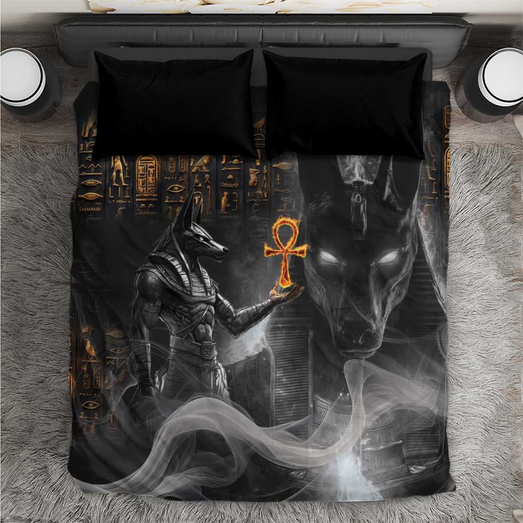 Mythical Anubis Bedding Set The Egyptian God of Death LT9