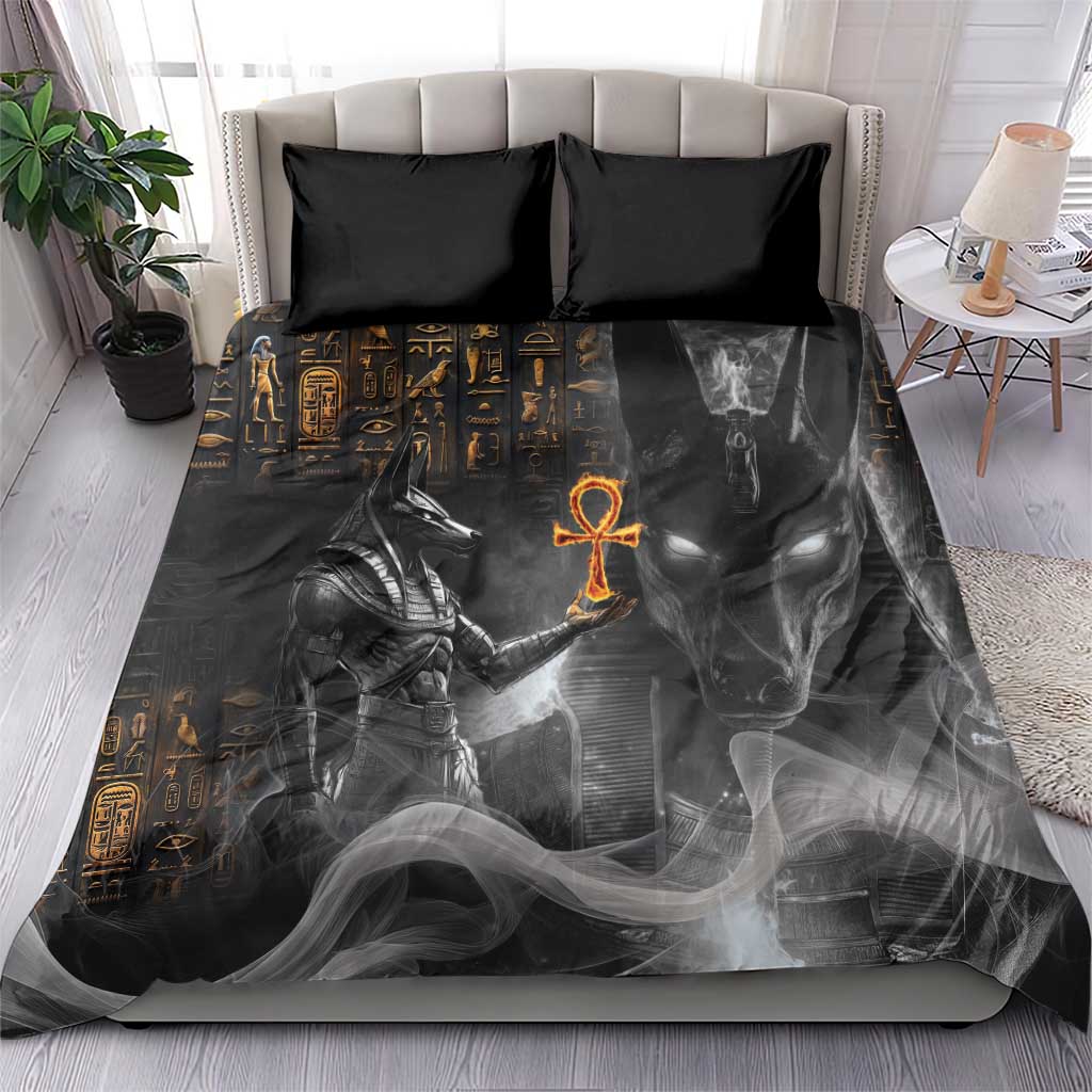 Mythical Anubis Bedding Set The Egyptian God of Death LT9