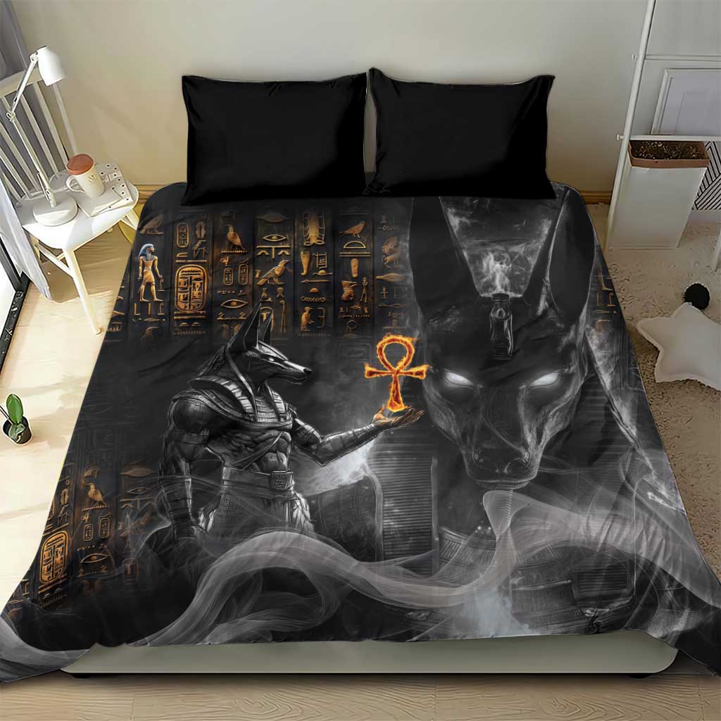 Mythical Anubis Bedding Set The Egyptian God of Death LT9
