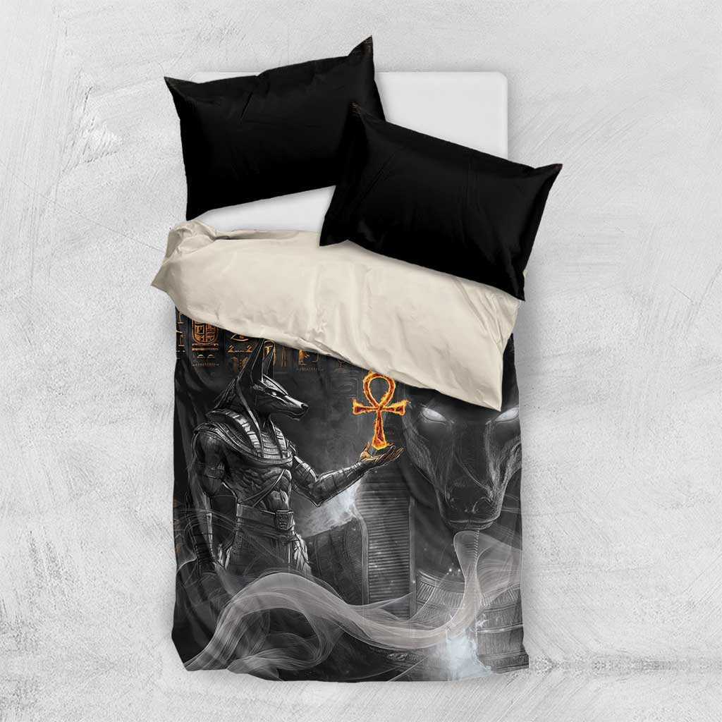 Mythical Anubis Bedding Set The Egyptian God of Death LT9