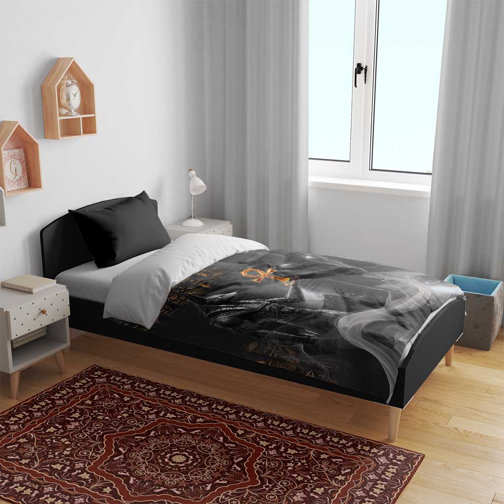 Mythical Anubis Bedding Set The Egyptian God of Death LT9