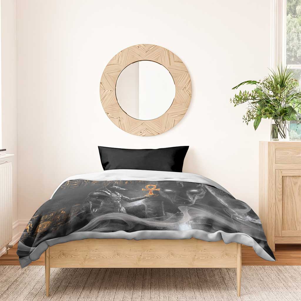Mythical Anubis Bedding Set The Egyptian God of Death LT9