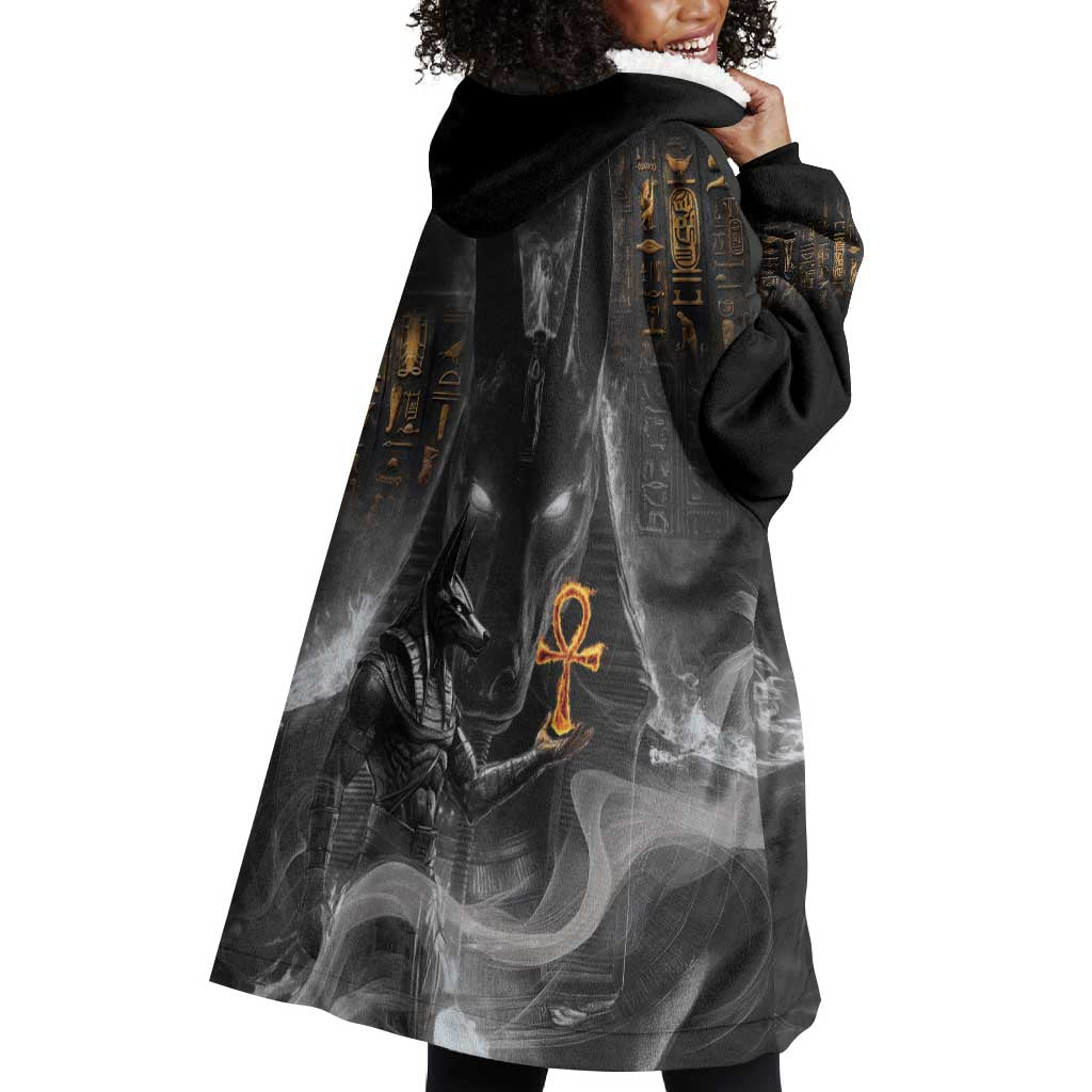 Mythical Anubis Wearable Blanket Hoodie The Egyptian God of Death LT9