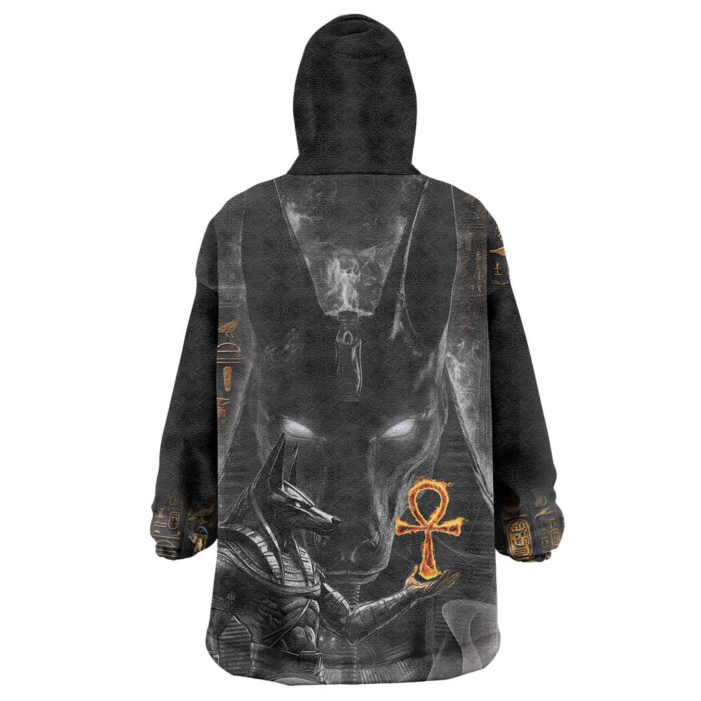 Mythical Anubis Wearable Blanket Hoodie The Egyptian God of Death LT9