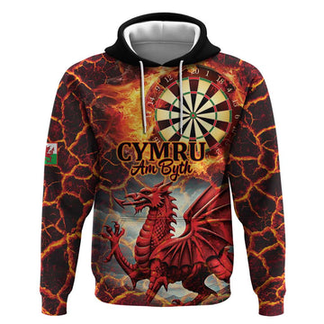 Wales Darts Wales Forever Personalized Hoodie Cymru Am Byth Dragons LT9