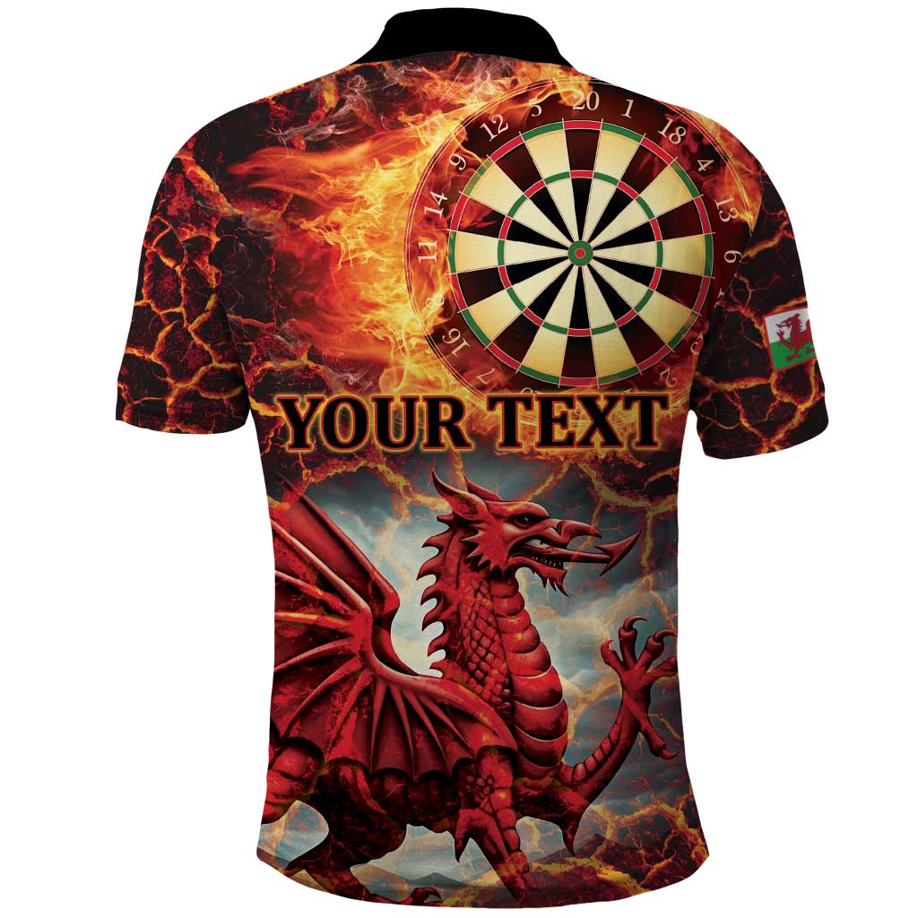 Wales Darts Wales Forever Personalized Polo Shirt Cymru Am Byth Dragons LT9