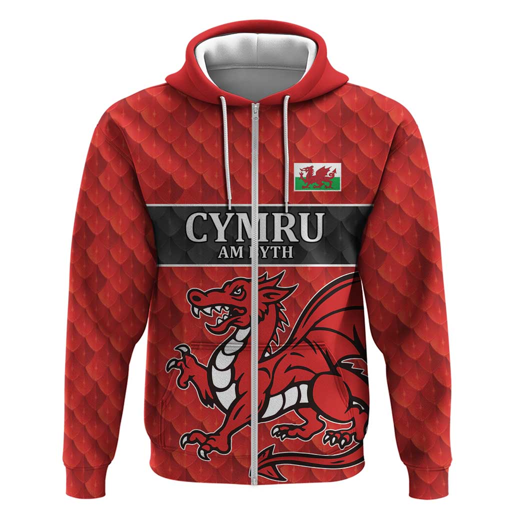 Wales Rugby Custom Hoodie Y Ddraig Goch Ddyry Cychwyn LT9