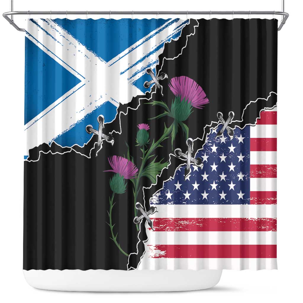 Scottish-American Heritage Month Shower Curtain Proud Scottish American Heritage LT9