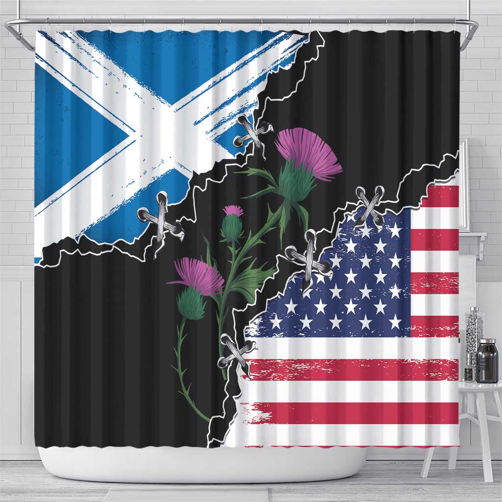 Scottish-American Heritage Month Shower Curtain Proud Scottish American Heritage LT9