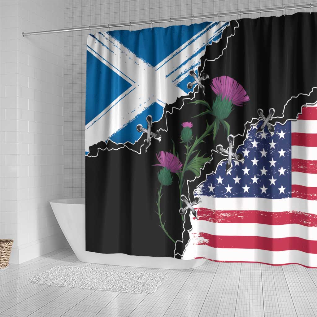 Scottish-American Heritage Month Shower Curtain Proud Scottish American Heritage LT9