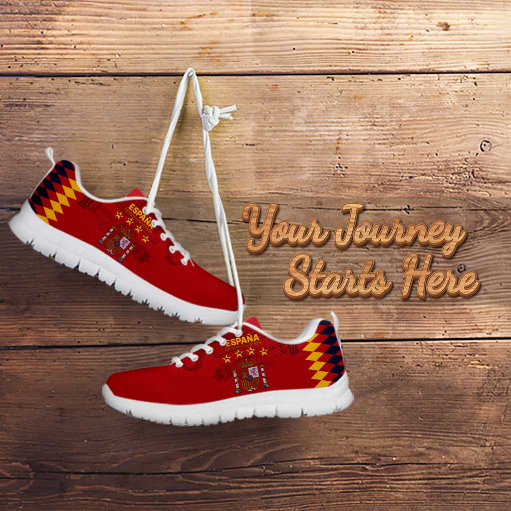 Custom Spain Euro 2024 Champions Sneakers La Roja Campeon De Europa LT9