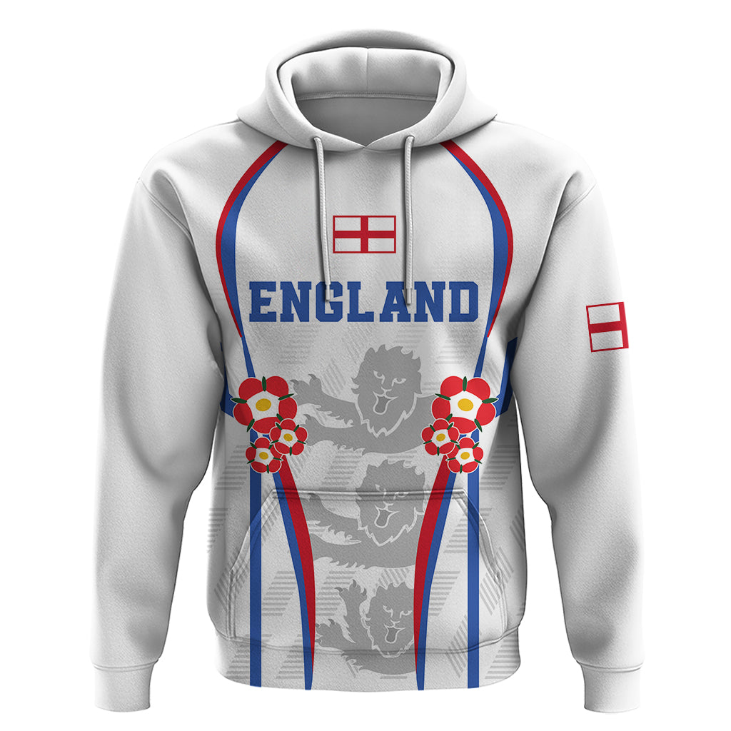 Custom England Women Football Hoodie Three Lions Go World Cup 2023 LT9