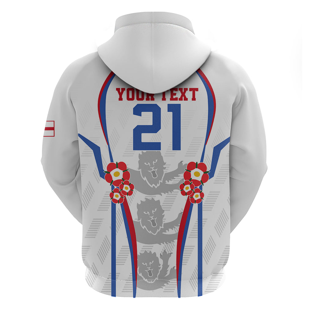 Custom England Women Football Hoodie Three Lions Go World Cup 2023 LT9