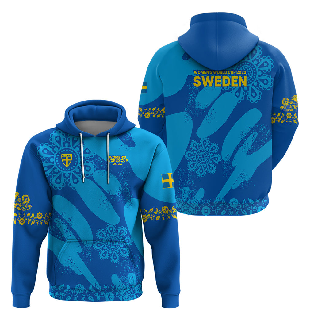 Sweden Women Football Hoodie Blagult World Cup 2023 LT9