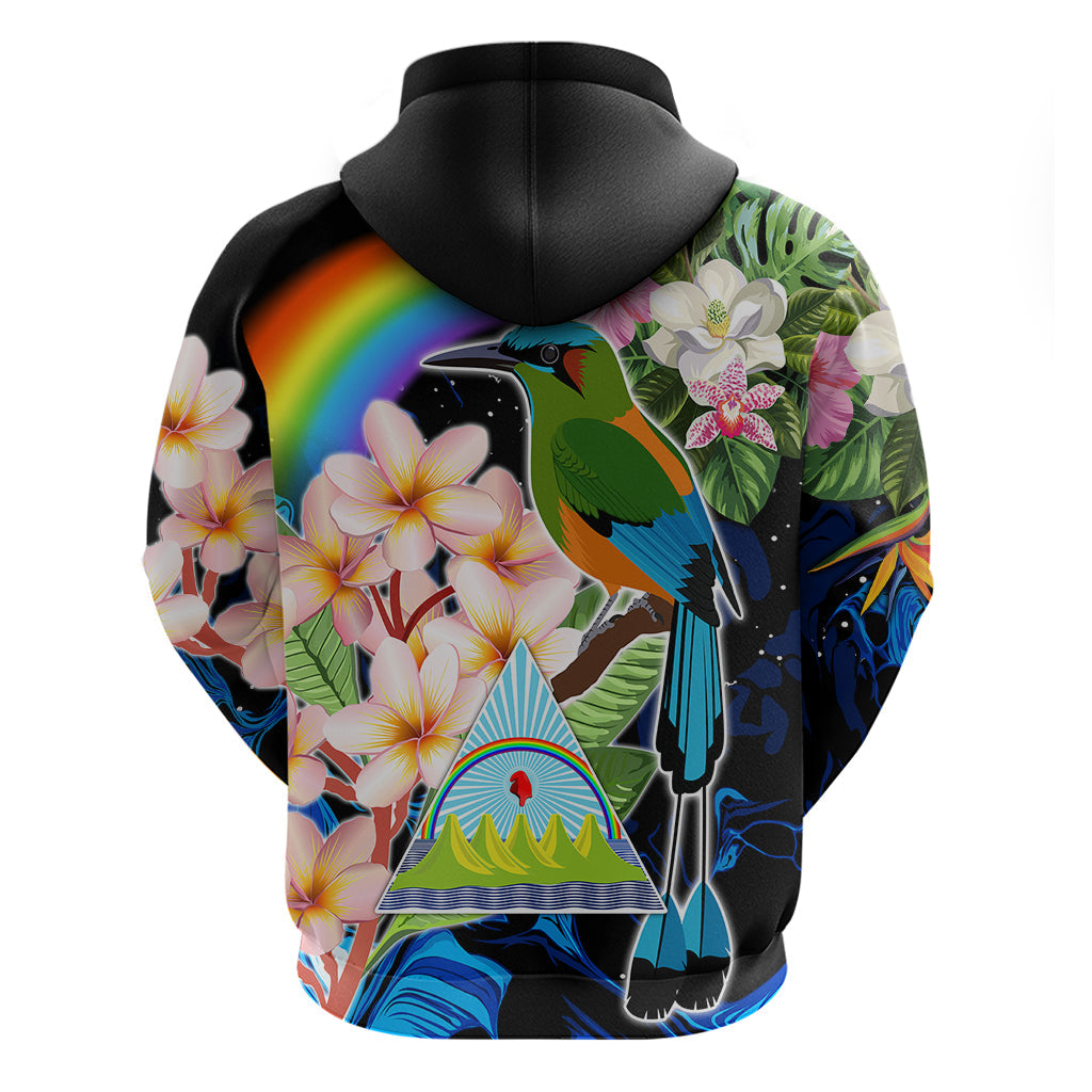 Personalised Nicaragua Hoodie Guardabarranco and Beauty Sacuanjoche Sprit LT9
