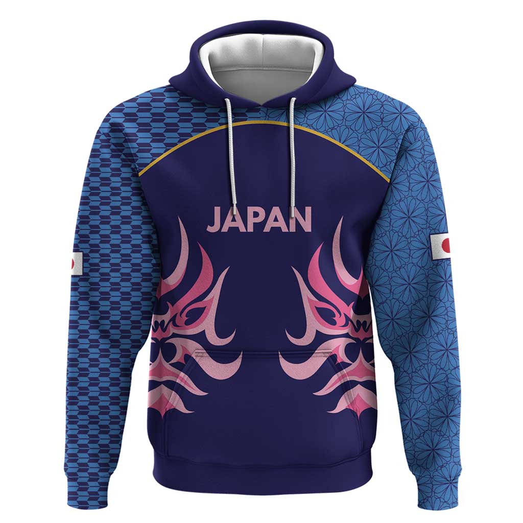 Twenty20 Japan Cricket Custom Hoodie Retro Blue Version LT9