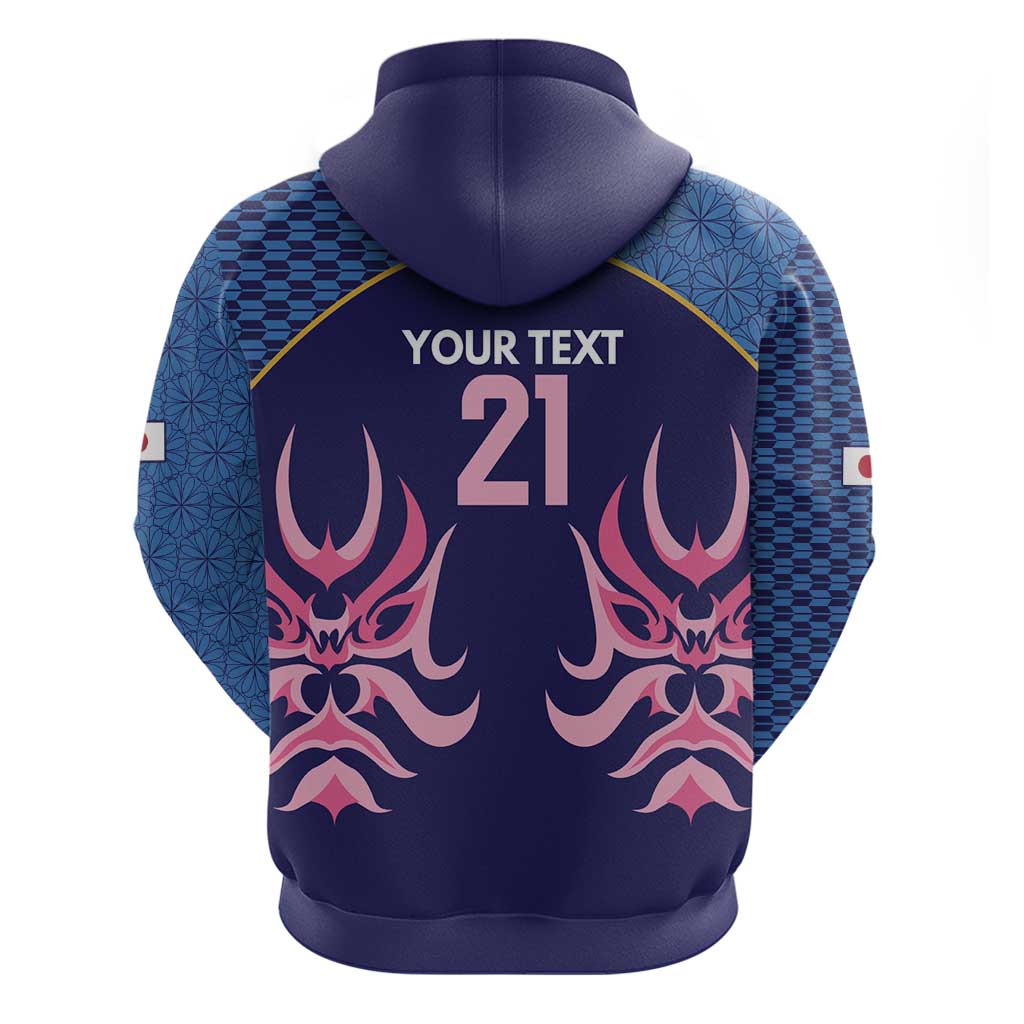 Twenty20 Japan Cricket Custom Hoodie Retro Blue Version LT9