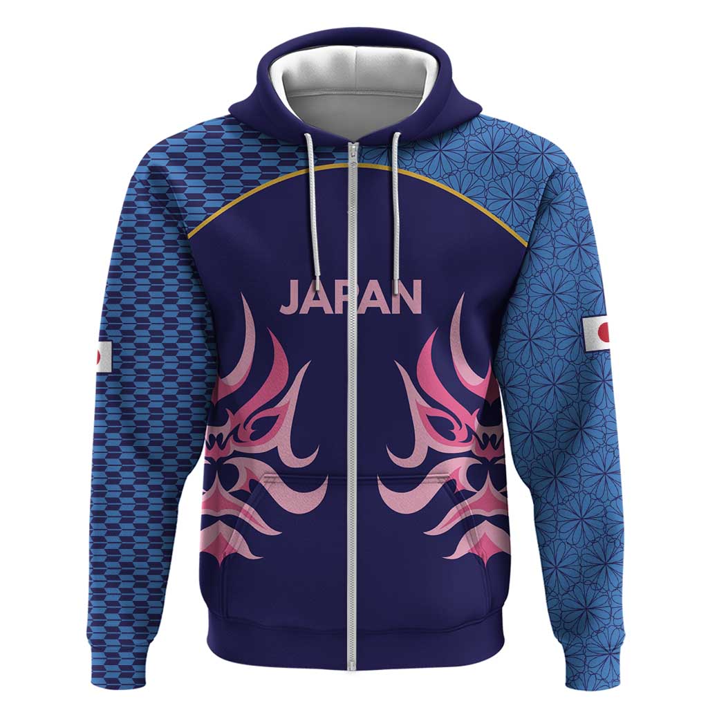 Twenty20 Japan Cricket Custom Hoodie Retro Blue Version LT9