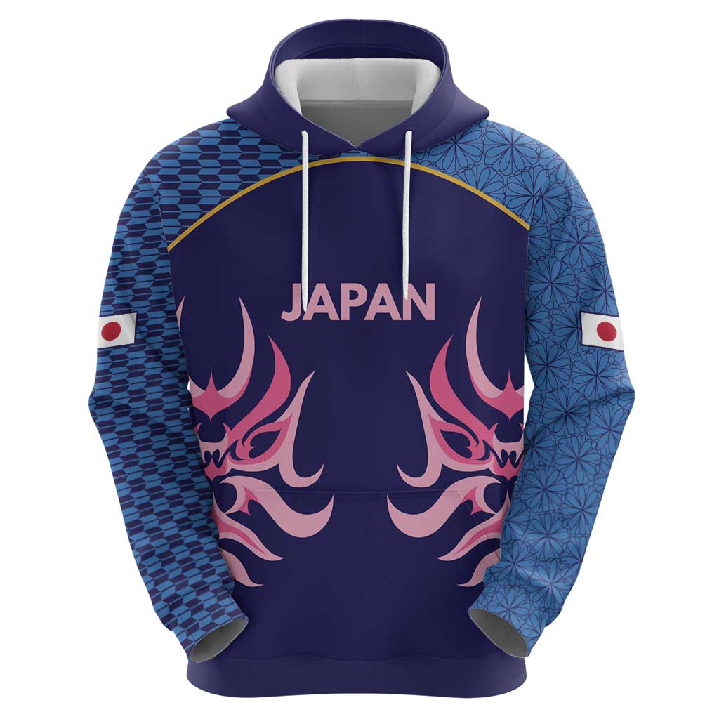 Twenty20 Japan Cricket Custom Hoodie Retro Blue Version LT9
