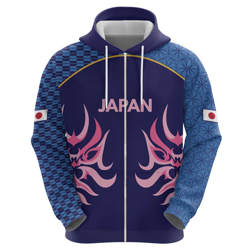 Twenty20 Japan Cricket Custom Hoodie Retro Blue Version LT9