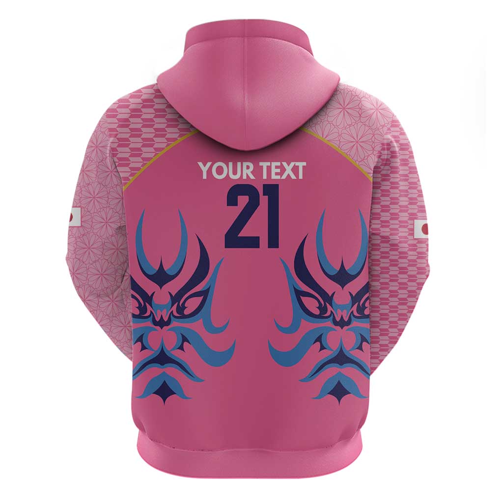 Twenty20 Japan Cricket Custom Hoodie Retro Pink Version LT9