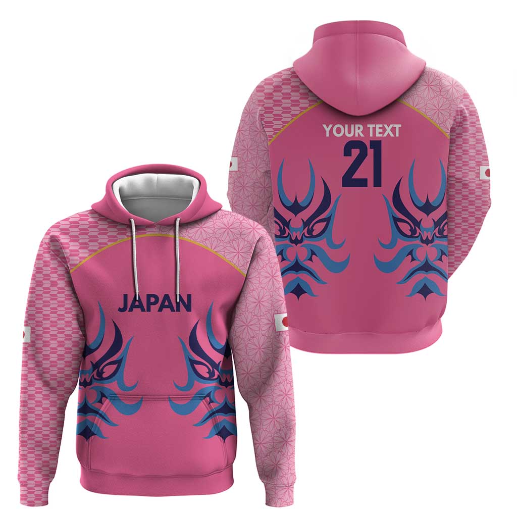 Twenty20 Japan Cricket Custom Hoodie Retro Pink Version LT9