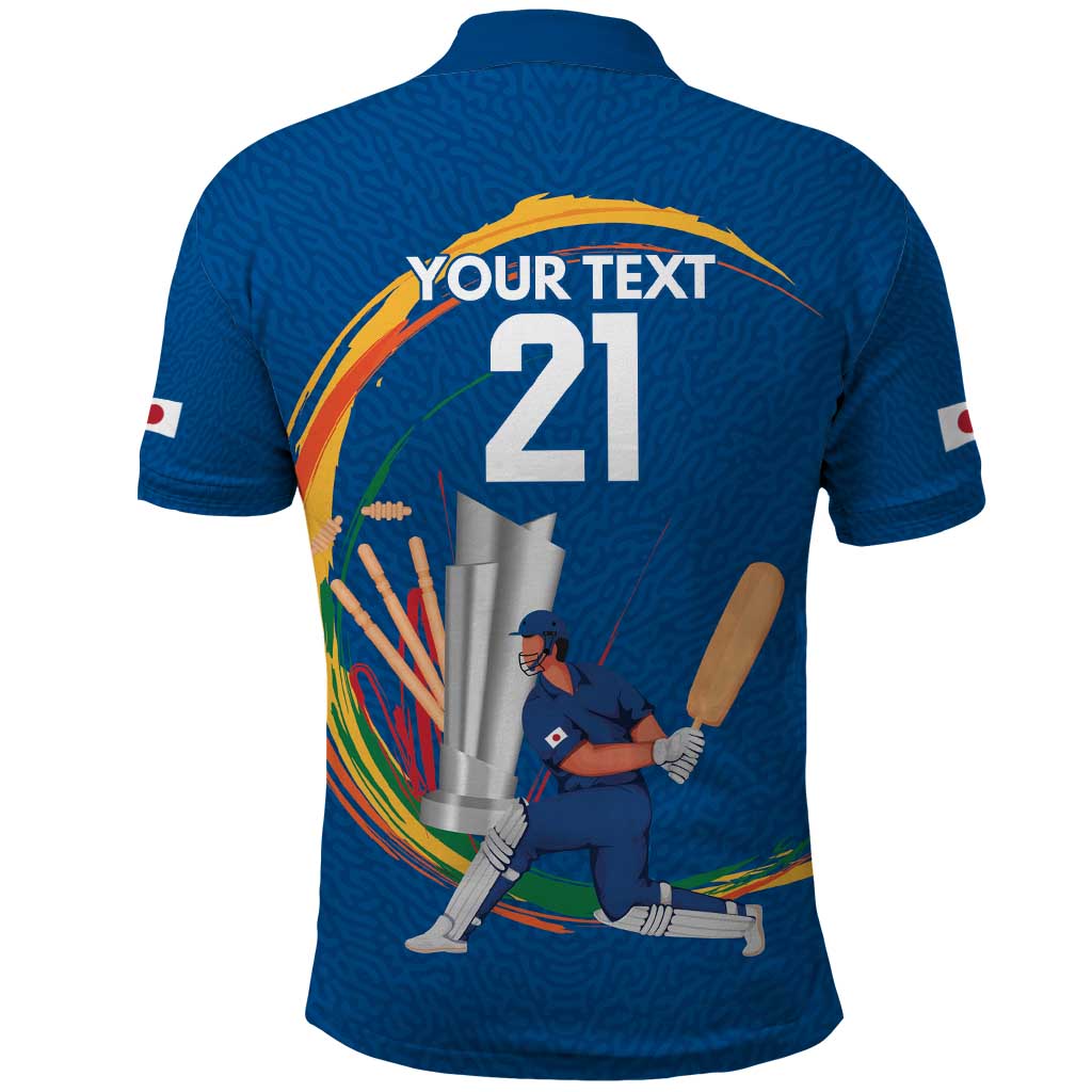 Custom Cricket Japan East Asia-Pacific Polo Shirt Japan Momentum Unleashed LT9
