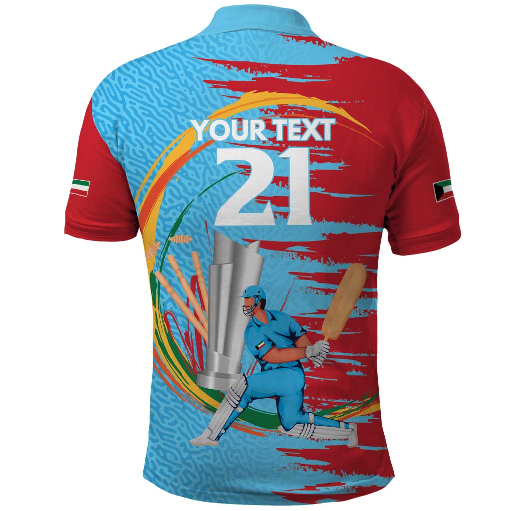 Custom Cricket Kuwait East Asia-Pacific Polo Shirt Kuwait Chase for Triumph LT9