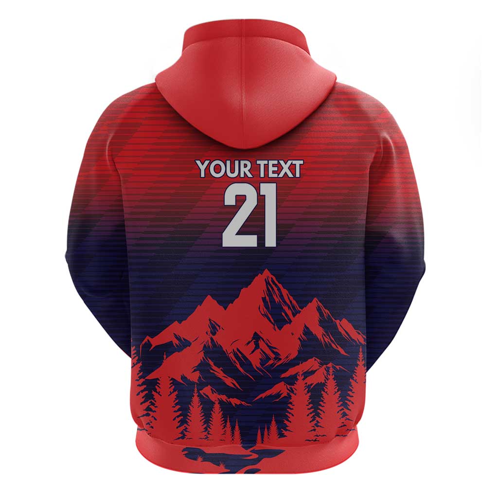 Custom Cricket Nepal East Asia-Pacific Hoodie Nepal Rhinos Twenty20 LT9