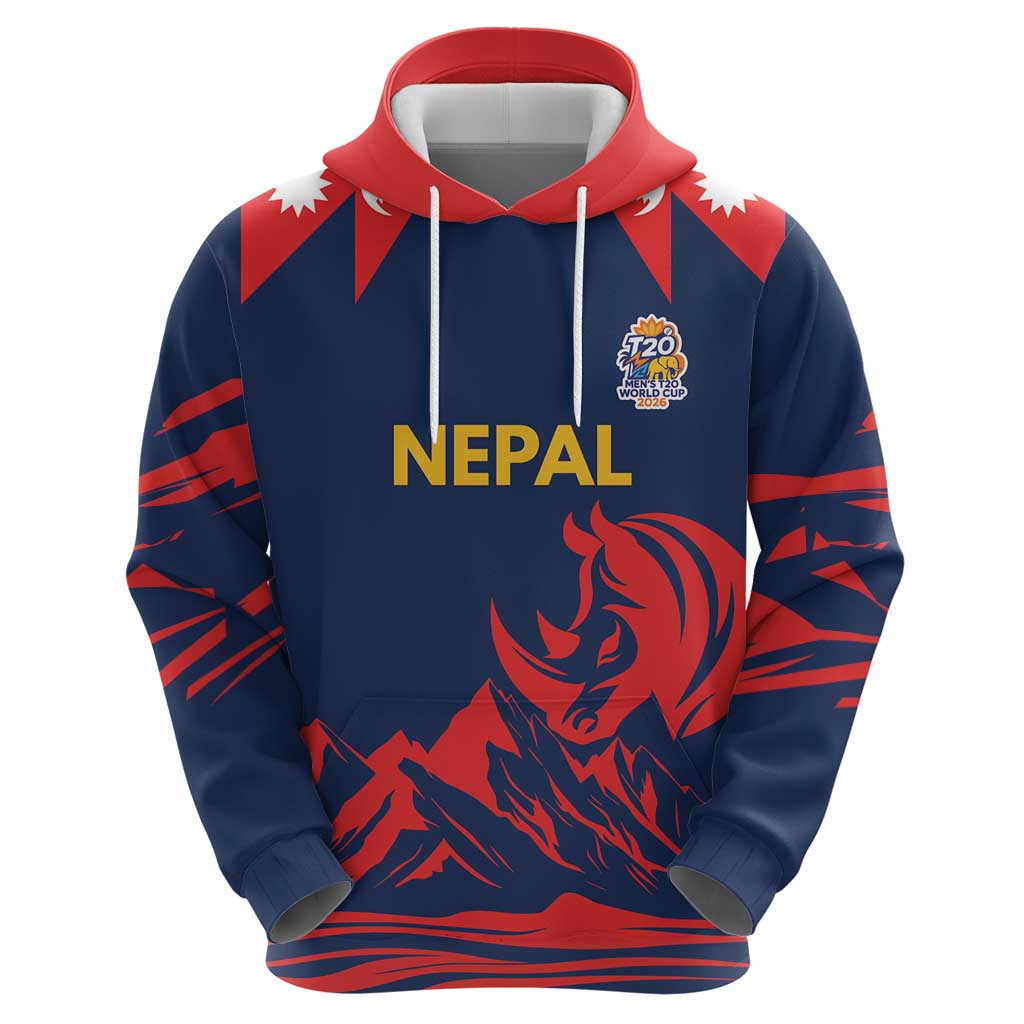 Custom Cricket Nepal East Asia-Pacific Hoodie Nepal Rhinos Champions LT9