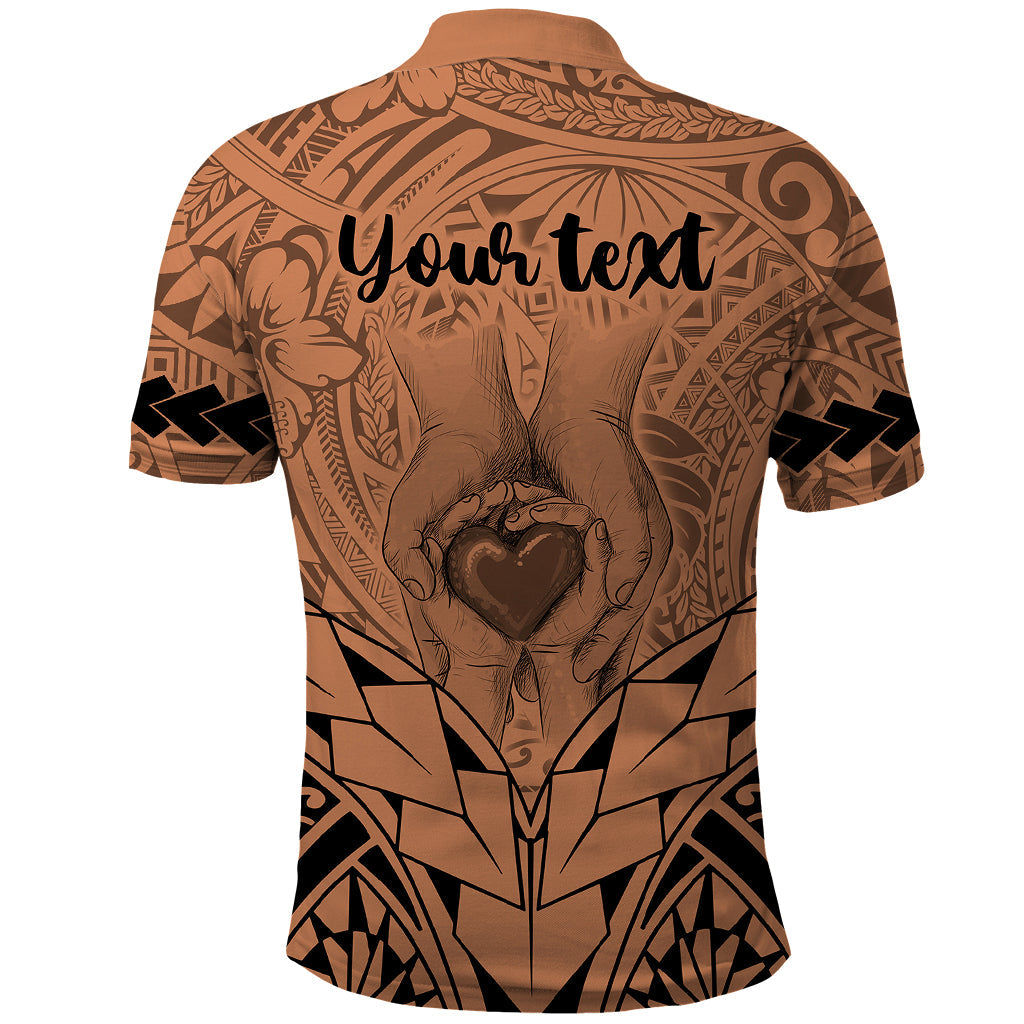 Custom Polynesian Fathers Day Gift For Dad Polo Shirt Super Father In The World Nude Polynesian Pattern LT9