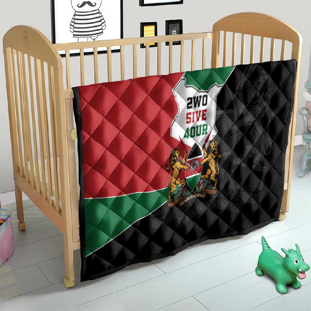 Kenya 254 Quilt Kenyan Flag Map Double Lion Shield LT9