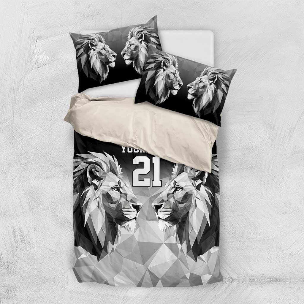 Custom Rugby Africa Kenya Bedding Set Black Kenyan 22-23 Motif LT9