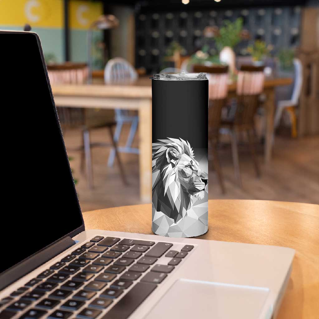 Custom Rugby Africa Kenya Skinny Tumbler Black Kenyan 22-23 Motif LT9
