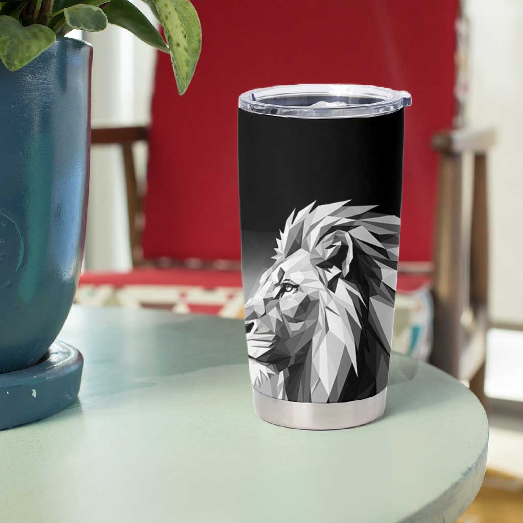 Custom Rugby Africa Kenya Tumbler Cup Black Kenyan 22-23 Motif LT9